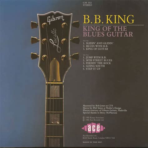 B.B. King LP: King Of The Blues Guitar (LP) - Bear Family Records