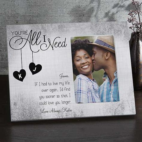 Personalized Romantic Picture Frames for Couples