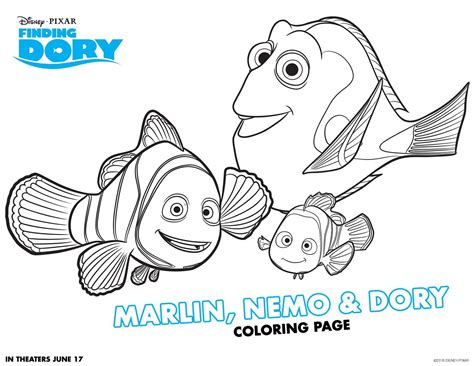 Activity Sheets, Memory Game & Coloring Pages de #FindingDory ...