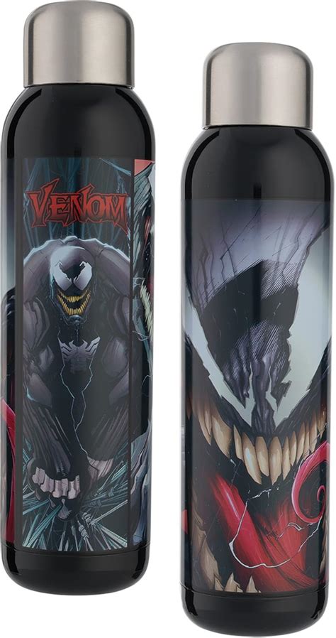 Vandor Marvel Venom 22 oz. Stainless Steel Water Bottle: Amazon.co.uk ...