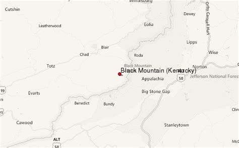 Black Mountain (Kentucky) Mountain Information