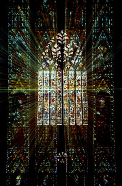 York Minster stained glass vertical Photograph by Anthony Howarth ...