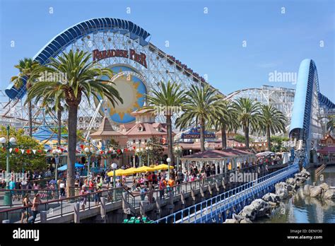 Disneyland Paradise Pier, California Adventure Park, Anaheim Stock Photo: 60718532 - Alamy