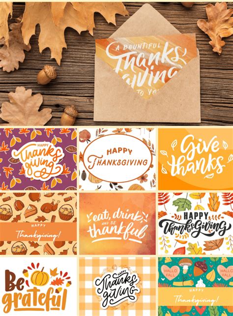 Printable Thanksgiving Cards | 30+ Free Printables!