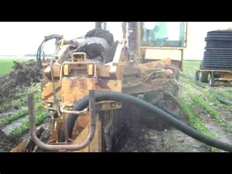 Field Tile Installation - YouTube