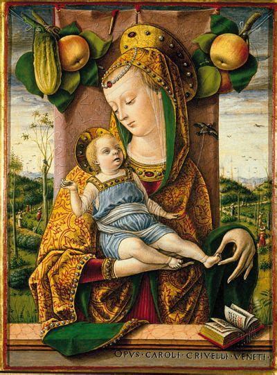 IDLE SPECULATIONS: Crivelli and the Madonna and Child