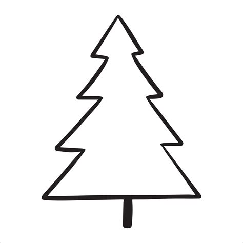 Christmas Tree Drawing Vector Art, Icons, and Graphics for Free Download