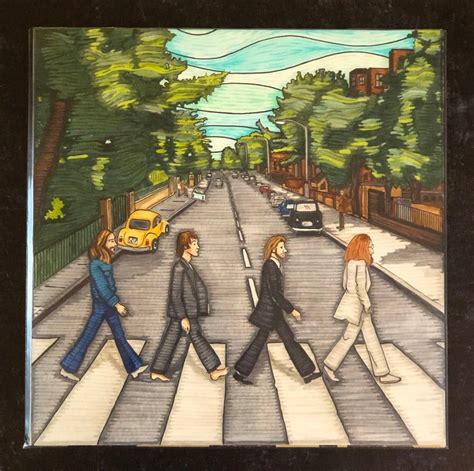 The Beatles Abbey Road Original Album Cover Art Plus Album - Etsy ...