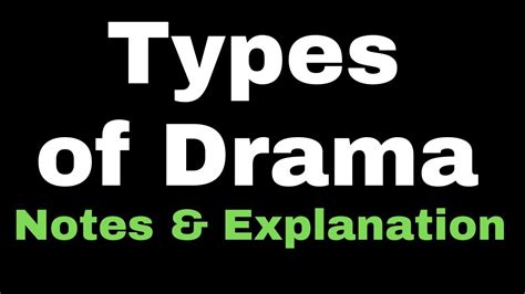 Types of Drama in English Literature: Comedy, Tragedy, Tragicomedy ...