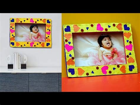 Home Made PHOTO FRAME - DIY HOME DECOR IDEA