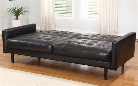 Top 15 of Faux Leather Sleeper Sofas