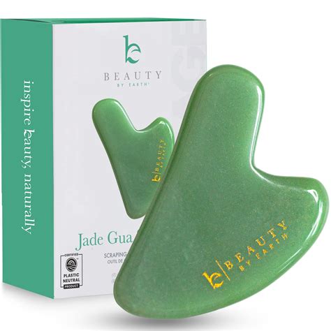 Buy Jade Gua Sha Stone - Face Sculpting Tool, Guasha Tool for Face, Gua Sha Facial Tools for ...