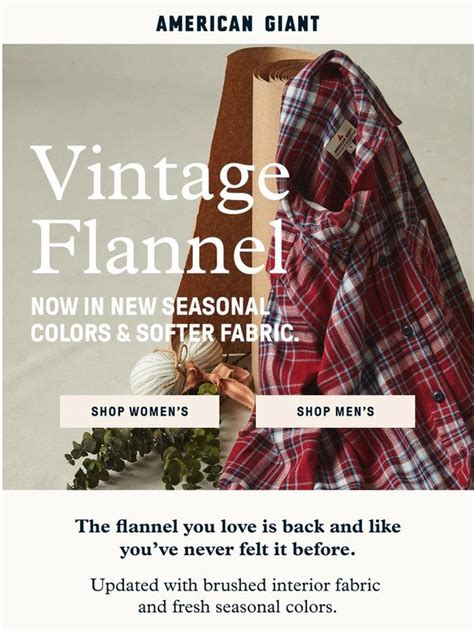 American Giant: Flannel Is Back In New Colors & Fabric | Milled