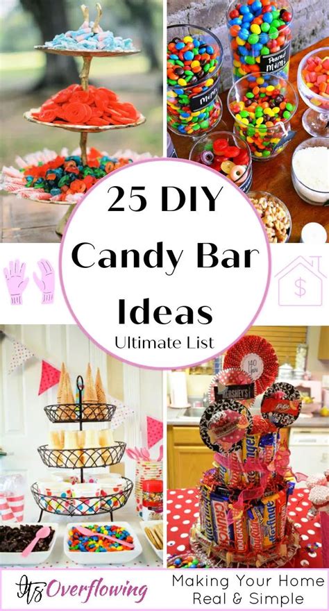 candy bar ideas for the ultimate party