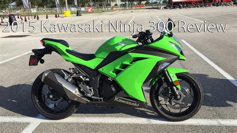 2015 Kawasaki Ninja 300 Motorcycle Review - YouTube