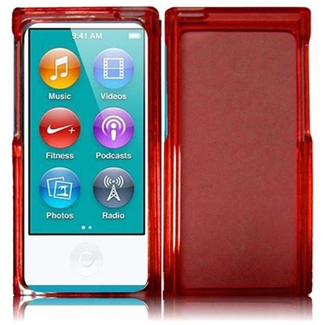 Insten For Apple Ipod nano 7 Honey Phone Hard Case Red - Walmart.com ...