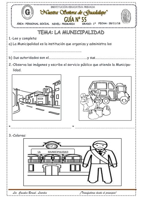 La Municipalidad(55) | Instituciones educativas, Ciencias sociales ...