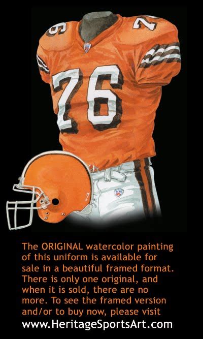 Cleveland Browns Uniform and Team History | Heritage Uniforms and ...