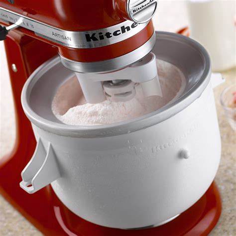 Kitchenaid Kica0wh Ice Cream Maker Attachment (fits 8 Quart Mixers)