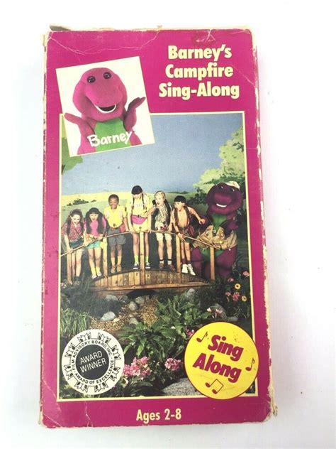 Barney - Barneys Campfire Sing-Along (VHS, 1990, "classic favorite in a ...