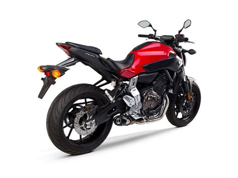 TBR-005-4070106-S1B Black & Aluminum Full Exhaust System. Fits Yamaha MT-07, FZ-07, XSR700 ...