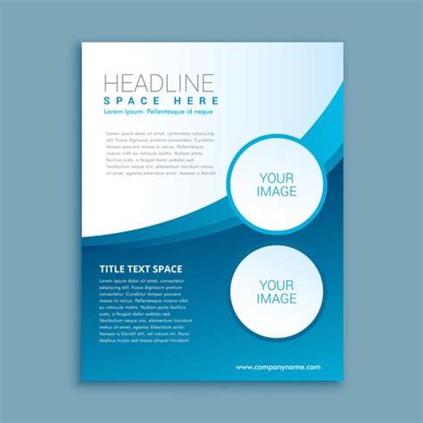 business brochure or flyer design template - Download Free Vector Art, Stock Graphics & Images