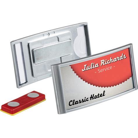 Durable Magnetic Classic Name Badge Holder