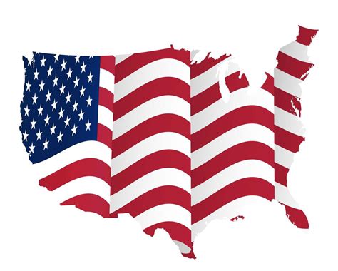 USA flag map vector illustration 5012893 Vector Art at Vecteezy