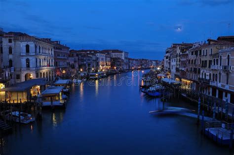 View from Famous Rialto Bridge Shopping Street Market, Venice, Italy Editorial Stock Photo ...