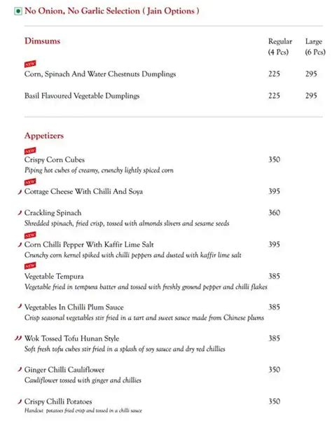 Mainland China Menu, Menu for Mainland China, Whitefield, Bangalore - Zomato