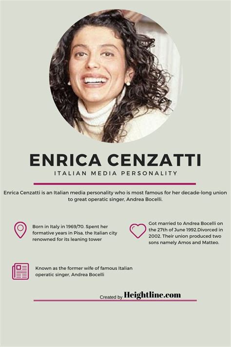 Who Is Enrica Cenzatti - Andrea Bocelli's Ex-Wife? Here Are The Details