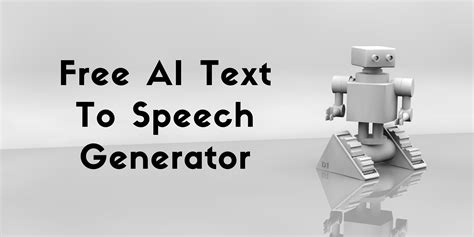 The Most Complete Free AI Text To Speech Generator