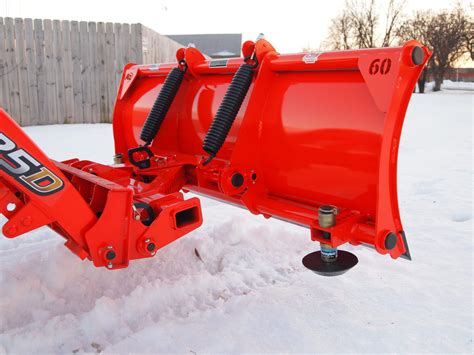 Kubota BX Quick attach snow plow attachments - BxAttachments.com