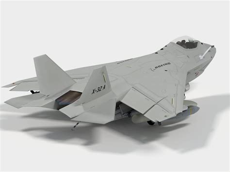 Boeing X-32 Prototype 3D Model by FiniasK