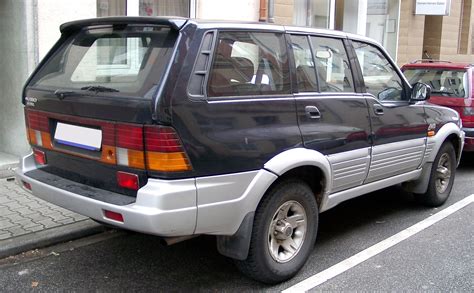 File:SsangYong Musso rear 20080320.jpg