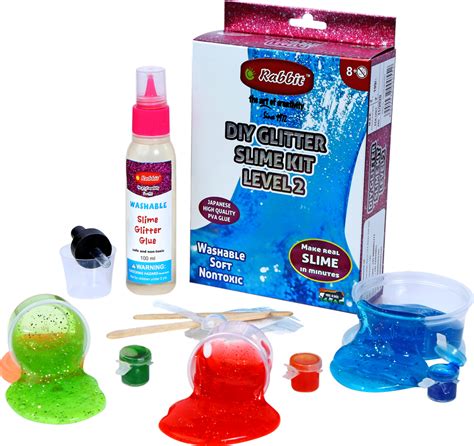 Level - 2 Diy Glitter Slime Kit, For Kids, Packaging Type: Box at Rs 199/unit in Pune