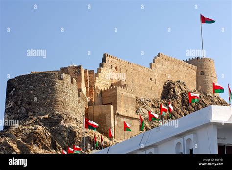 Fortress Muttrah, Fort in Muscat, Oman Middle East Stock Photo - Alamy