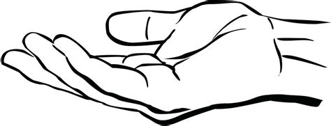 Hand Outline Drawing | Free download on ClipArtMag