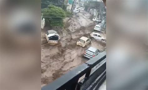 Video: Cars Swept Away In Raging Flood In Himachal Tourist Hotspot