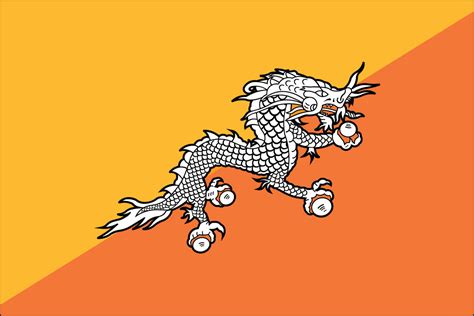 3x5' Nylon flag of Bhutan