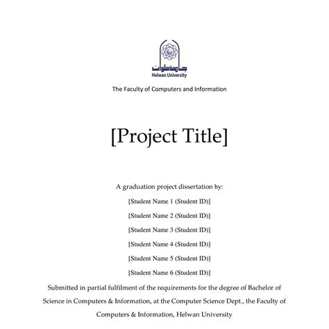 🌷 Project title page template. Title page setup. 2022-10-06