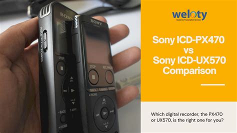 Sony ICD-PX470 vs Sony ICD-UX570 Comparison - Academic Transcription ...