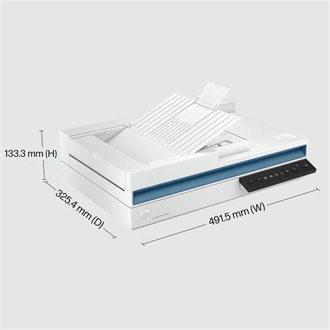 HP ScanJet Pro 2600 f1 A4 Flatbed & Sheetfed Scanner - 20G05A