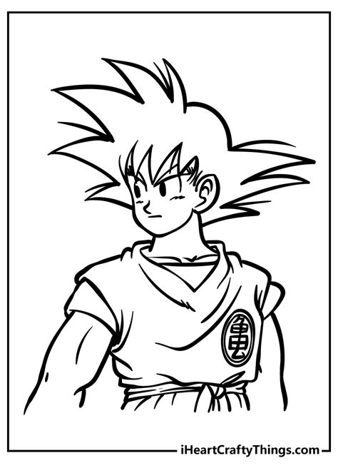 Goku Super Saiyan 2 Coloring Pages