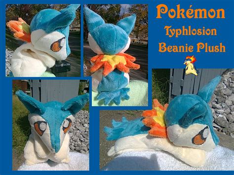 Typhlosion Beanie Plush by methuselah-alchemist on DeviantArt