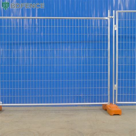 Galvanized Metal Panel Fencing Security Steel Australia Portable Construction Temporary Fence ...