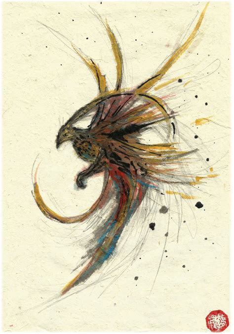 Phoenix Phoenix Print Phoenix Wall Art Phoenix Painting - Etsy