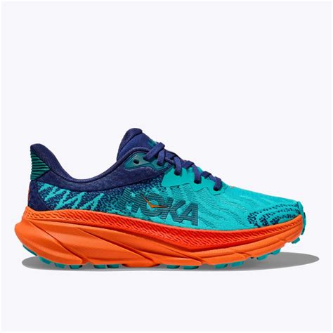 Hoka Challenger 7 Wide Ceramic / Vibrant Orange Street-approved. Trail tested. Built at the ...