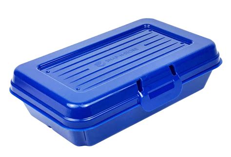 Plastic Pencil Box, Blue, 24 Pack PDQ - Walmart.com