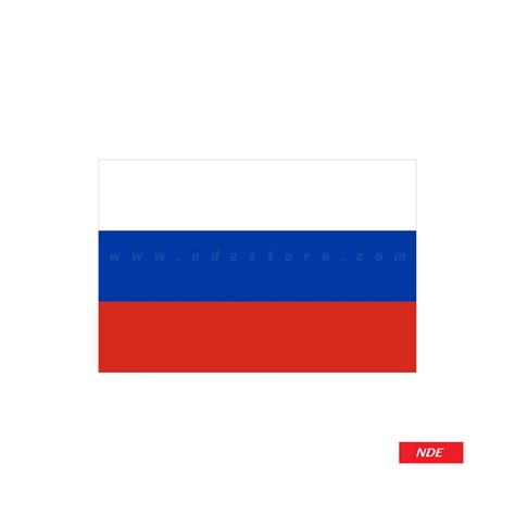 STICKER, RUSSIA FLAG - NDE STORE